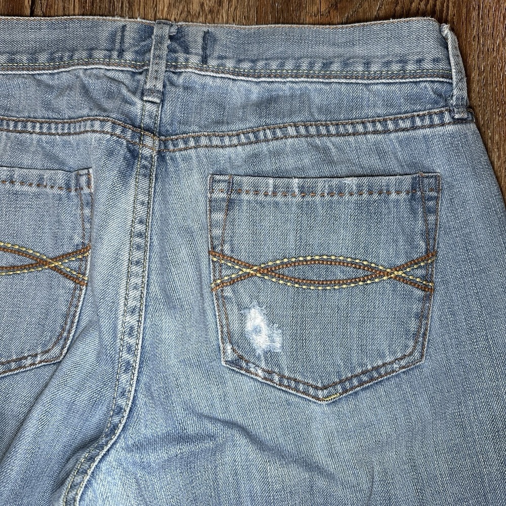 Abercrombie & Fitch Women's 8 Bootcut Light Wash Blue Jeans Y2K Vintage 90s - Picture 6 of 8